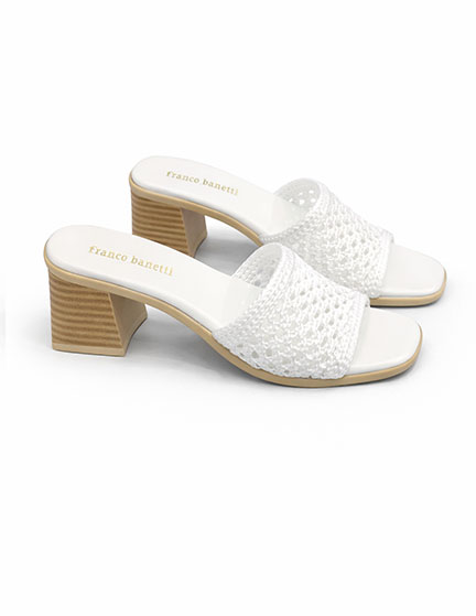 Franco Banetti Bello Heel White