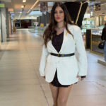 Franco Banetti Belto Blazer White