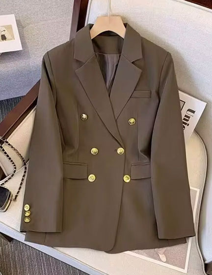 Franco Banetti Double Blazer Brown