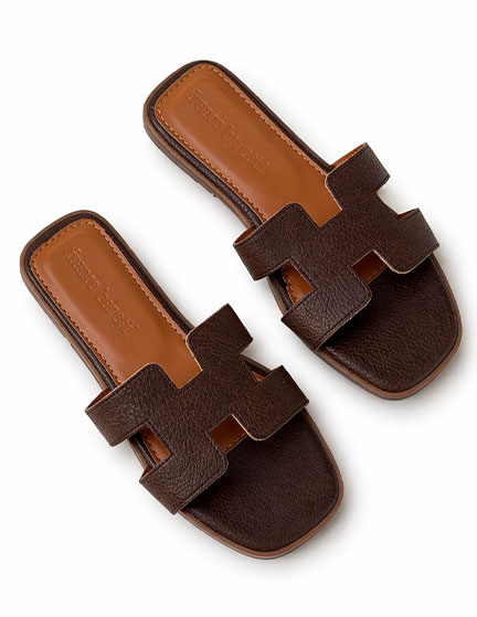 Franco Banetti Elano Slipper Brown