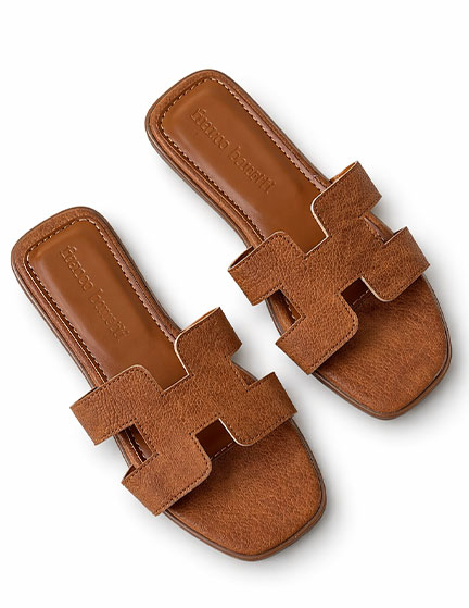 Franco Banetti Elano Slipper Camel