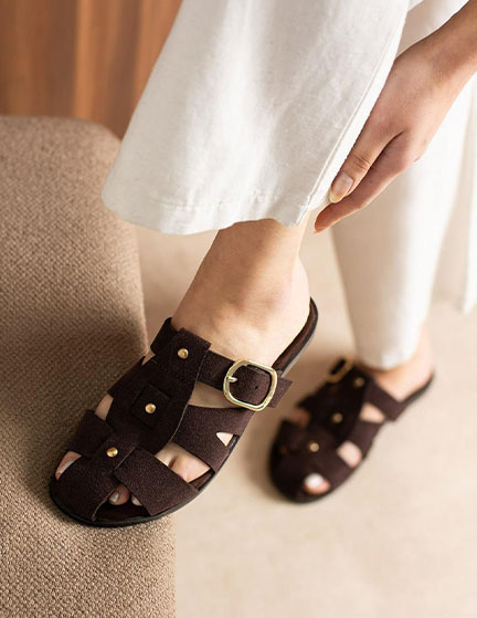 Franco Banetti Fancy Slipper Brown 1
