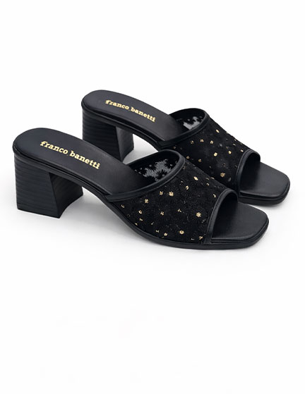 Franco Banetti Flonsia Heel Black