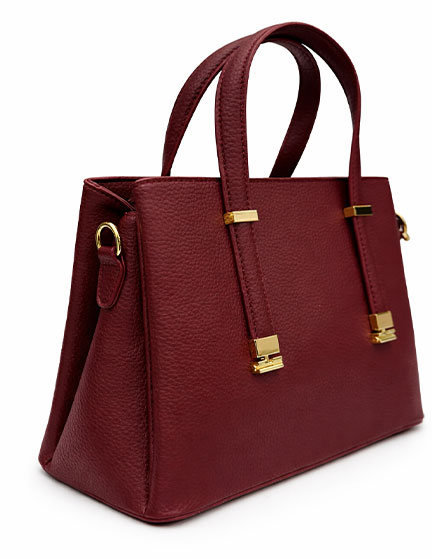 Franco Banetti Mocha Bag Wine Det