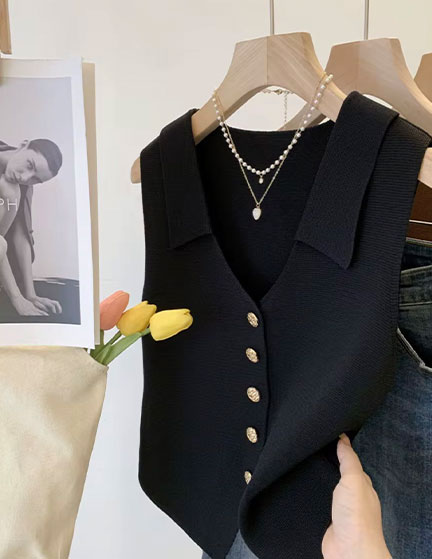 Franco Banetti Nado vest Black