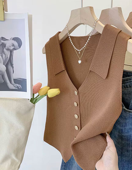 Franco Banetti Nado Vest Camel