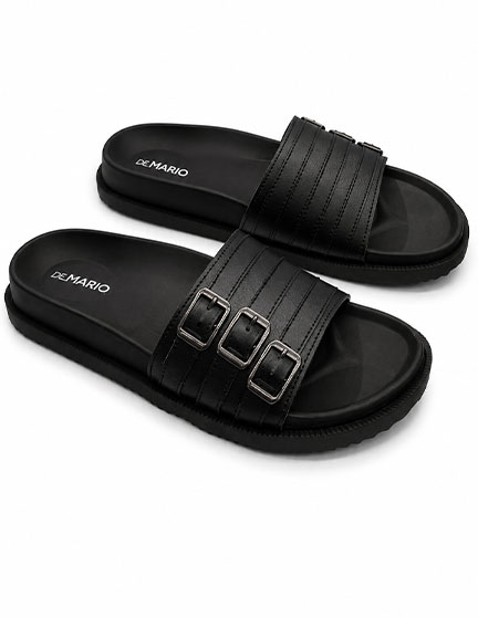 Franco Banetti Erme Slipper Black