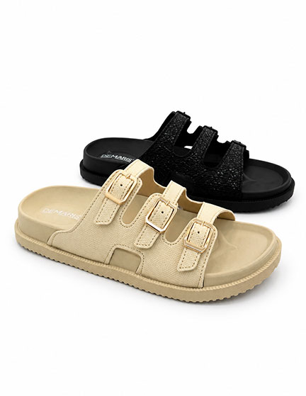 Franco Banetti Triple Slipper Beige