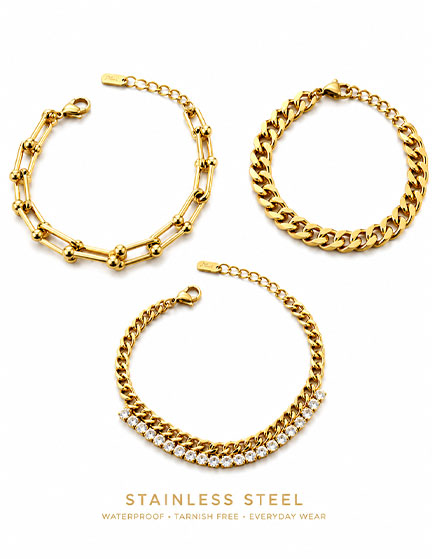 Franco Banetti Chain Bracelet Mix