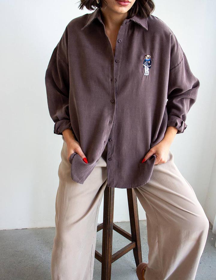 Franco Banetti Pol Shirt Brown