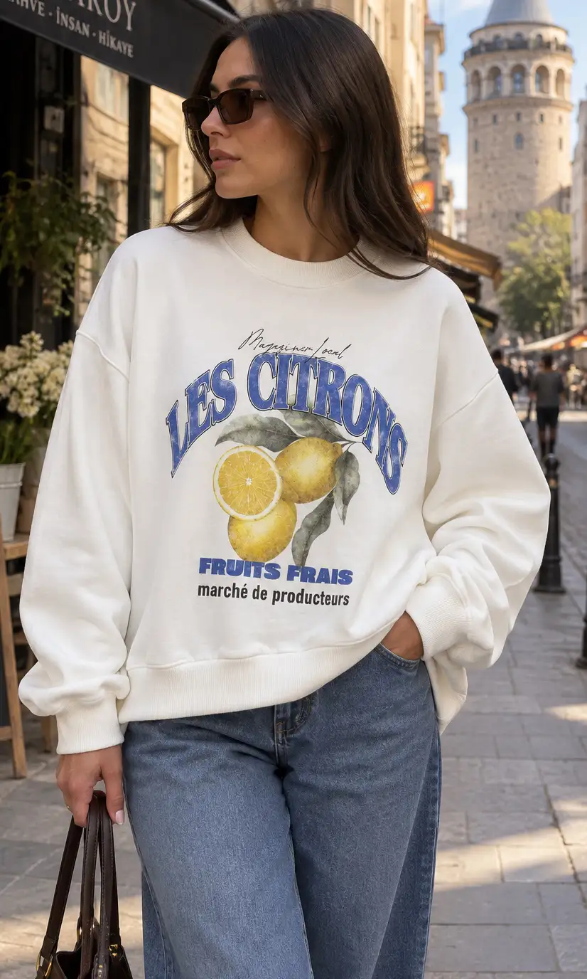 Franco Banetti Citrons Sweater White 1
