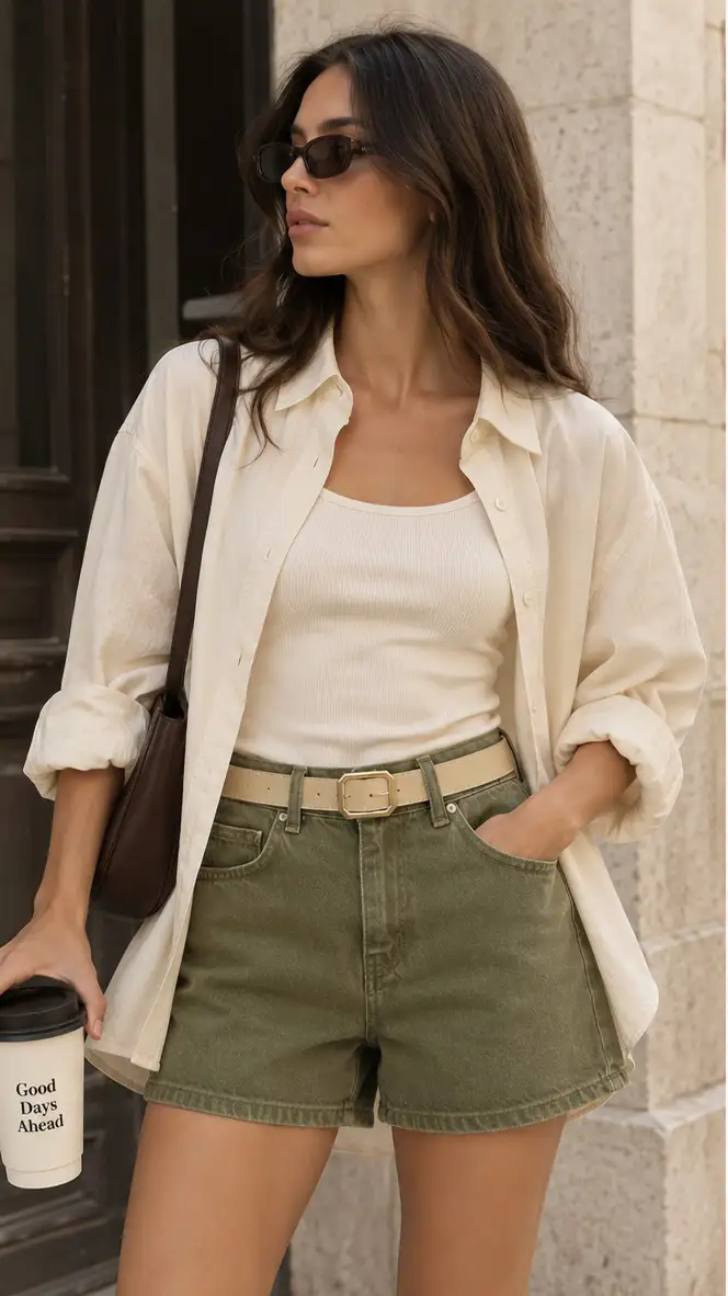 Franco Banetti Lucky Short Olive