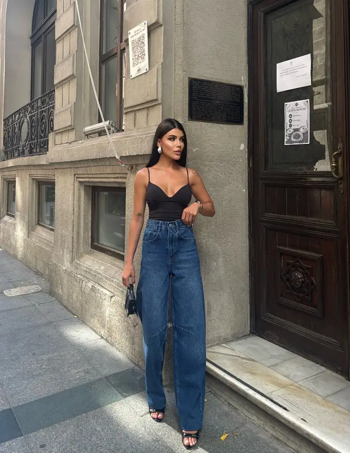 Franco Banetti Baggy Jeans Blue